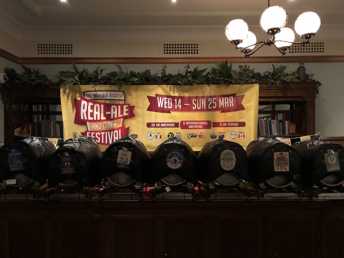 JDWHarrow's tweet image. Our Ale Champion Jazz was over at @greenwood_the helping out for the early launch of @jdwtweet Real Ale &amp;amp; Cider Festival. A great turnout for the pre-launch day thanks to @WMDX_CAMRA @NLondonCAMRA members. Pictures are just a 1/4 of what was on offer! #Harrow #realalefestival  !!