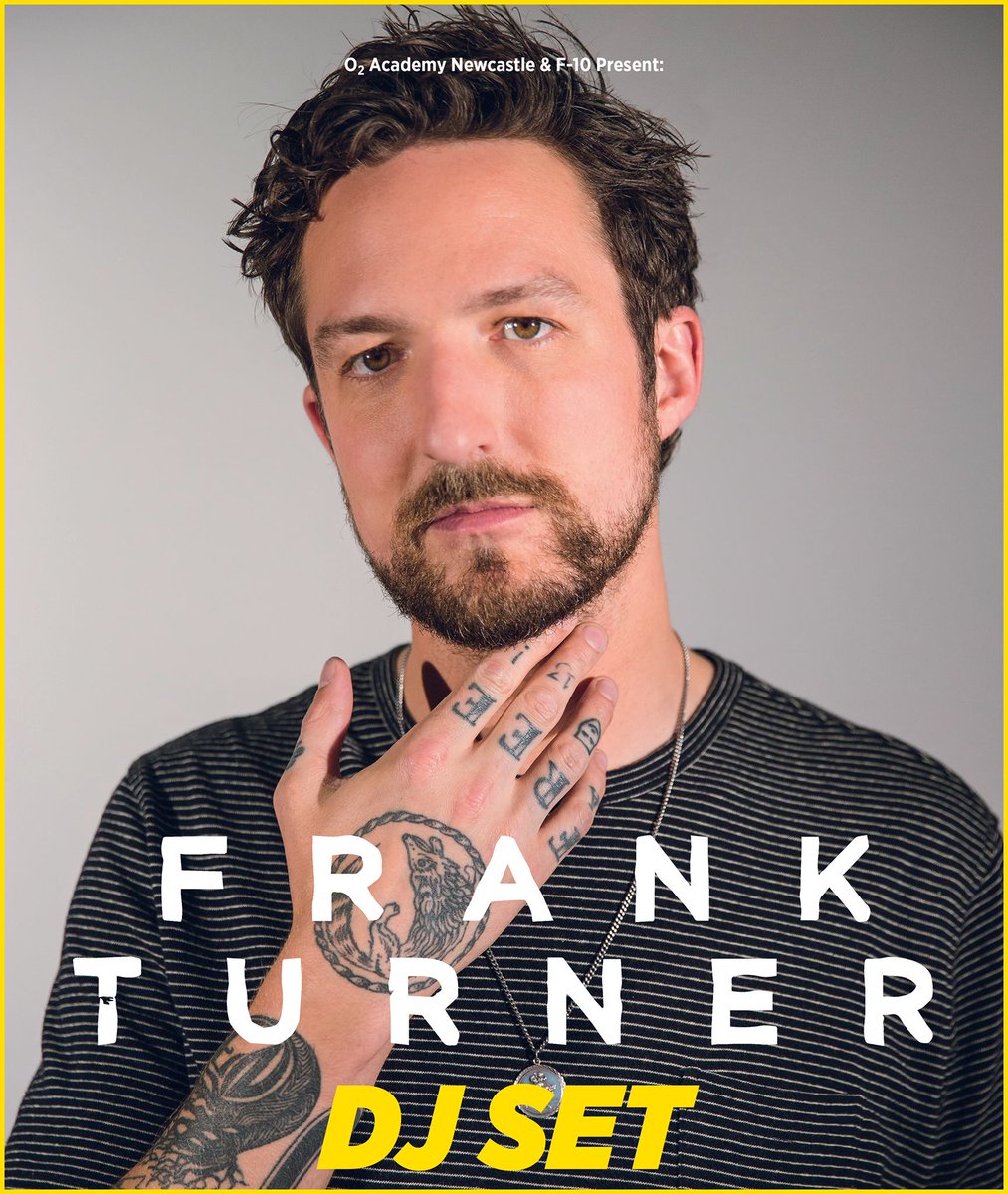 gigsnortheast's tweet photo. 🆓🎫 | Oh, we've got a big one! Would you like to win 2 tickets for @frankturner &amp; The Sleeping Souls SOLD OUT show at @o2academynewc... and access to Frank's intimate DJ set after the show! Simply retweet for your chance to win, winner to be announced Thursday at 6PM. 🏆💐 https://t.co/e8O8pfoBco