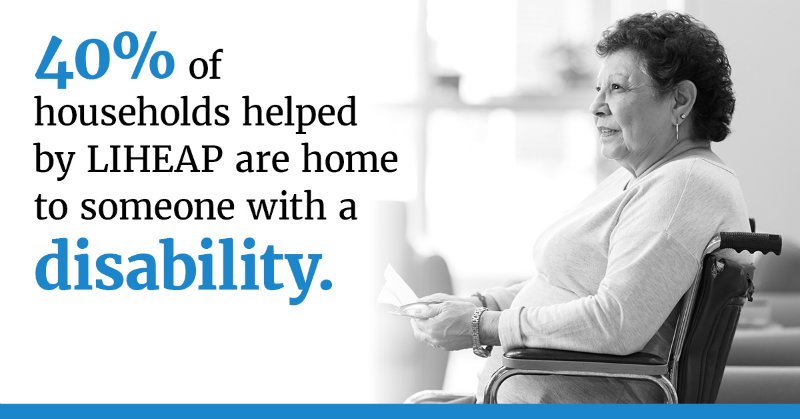 aga_naturalgas's tweet image. 40% of households helped by LIHEAP are home to someone with a disability. #SAVELIHEAP