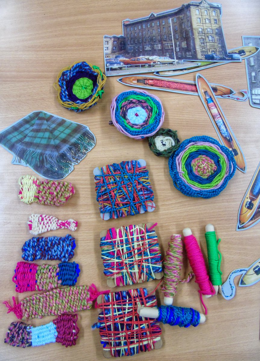 c_hilditch's tweet photo. A colourful day of weaving at CCHC @ArtlinkCentral @NHSForthValley #olderpeople #yeswecan #artinhospital #CreativeHealth #clackmannanshire #dementia https://t.co/oXYFI9RMhV