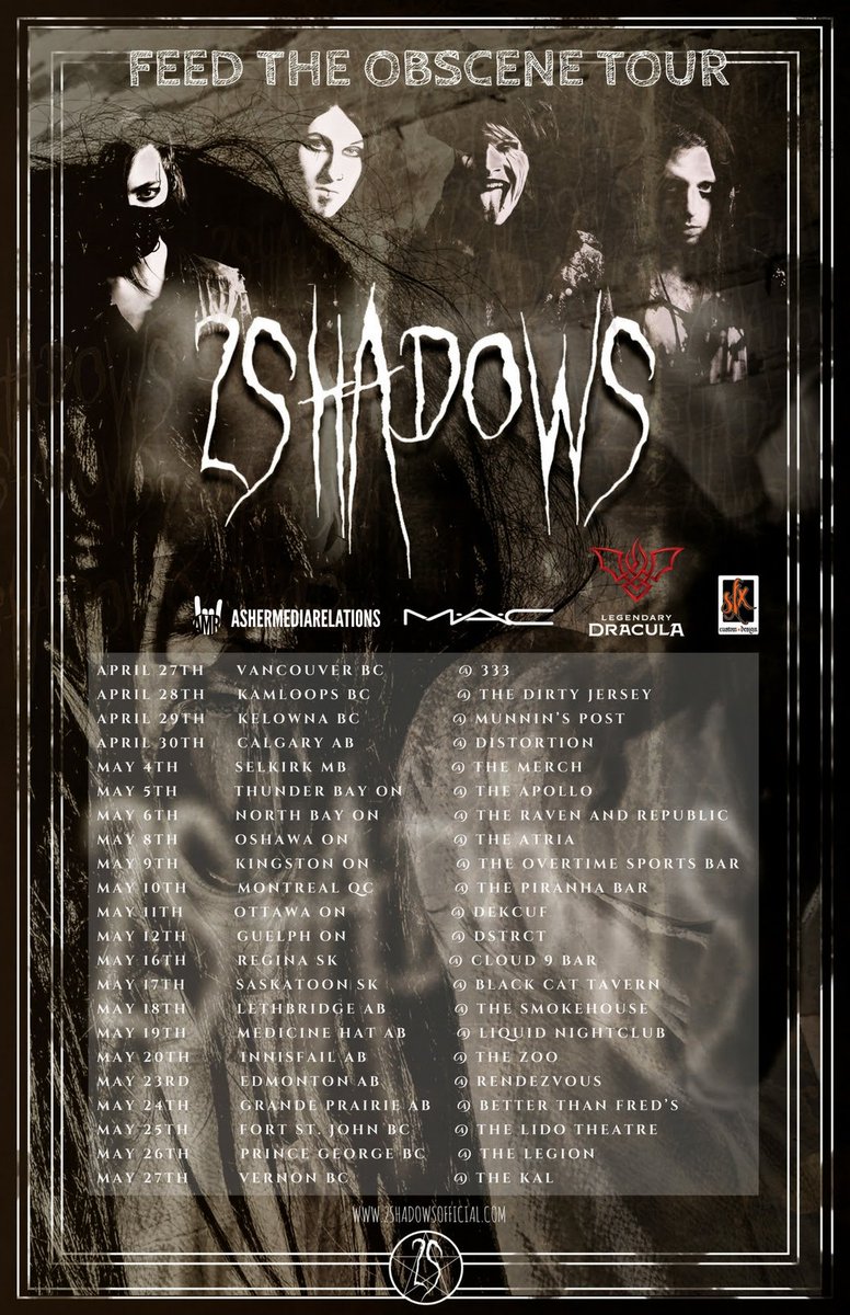 DeathByMetalSTL's tweet image. check out #2shadows on tour
