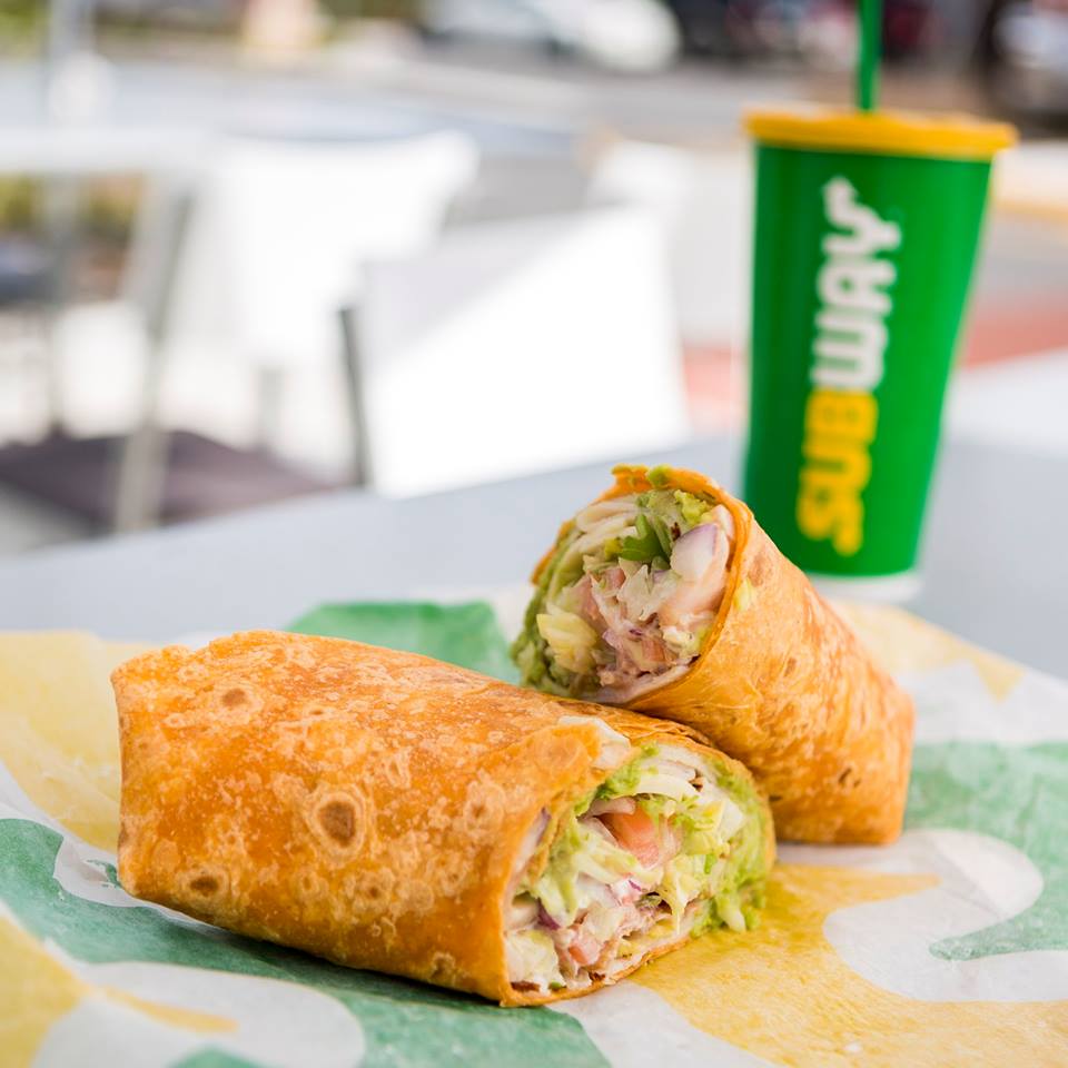BriannaSamanta's tweet photo. The perfect portrait of one of the greatest ~wrap~ stars of our time: Subway's new Turkey, Bacon &amp; Guacamole Signature Wrap! https://t.co/HFTb77PQFX