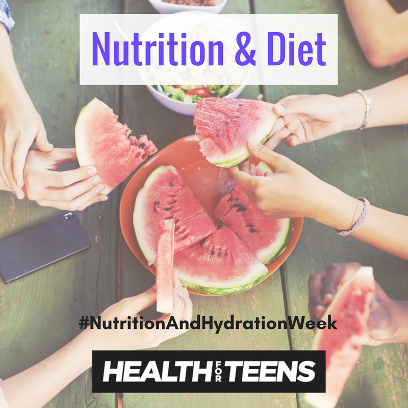 HealthForTeens1's tweet image. It's #NutritionAndHydrationWeek so head over to our Nutrition &amp;amp; Diet area for lots of useful information about #hydration, balanced diets, calories and lots more- healthforteens.co.uk/lifestyle/nutr… #healthyeating #healthforteens