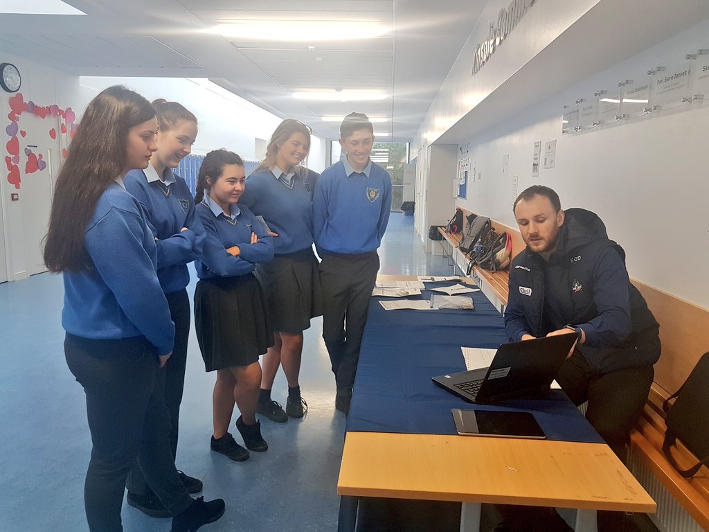 BoiKcs's tweet photo. We are now officially open!! Remember the first 100 students to open accounts with us can get tickets to a rugby/soccer game. Get those forms signed by your parents &amp; drop them back next Tuesday! @KinsaleComSch @KinsaleTY @bankofireland @briandris94 @BOIstudents https://t.co/yPswGdOOui