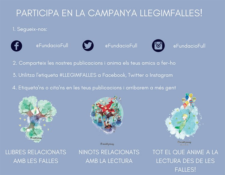 FundacioFull's tweet photo. Estes falles, #llegeIX! Però no apagues el 📱:
#Llegimfalles 🔥 pel territori valencià!
▶️https://t.co/An6D0kmeuw https://t.co/HvGcQ4k3as