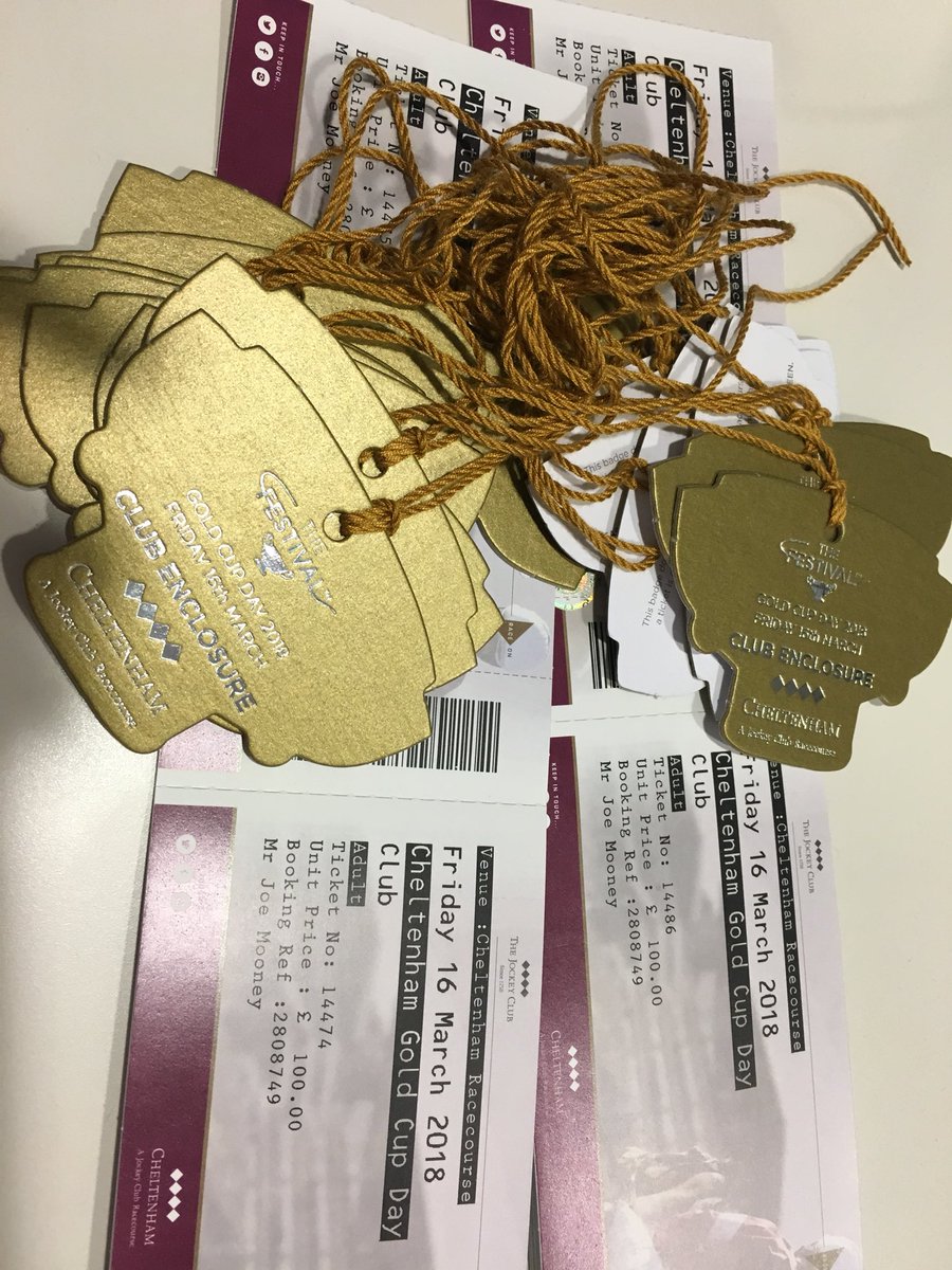 Anyone want a pair of tickets to Gold Cup Day at the #CheltenhamFestival?

Thought so...

Hit RT for a chance to win a pair - We’ll draw winners first thing tomorrow.