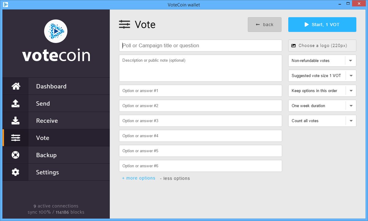 vote_coin's tweet photo. VoteCoin voting interface should be ready to use within 14 days. https://t.co/zfmLcsykK3