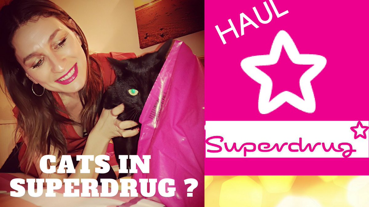 GabyStarbuck's tweet photo. Hey everyone check out my Superdrug Haul &amp; a surprise guest 😂💜📢👊  #superdrughaul #haul #Youtuber #cats #CuteCats #TuesdayThoughts #TuesdayMotivation @superdrug https://t.co/aAggmKN7VW https://t.co/WgBpL5lqG6