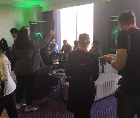 DeloitteHC's tweet photo. We are enjoying all of the visitors to the #DeloitteSXSW lounge. Thank you to all who have stopped by. #SXSW https://t.co/MXngsNS7zk