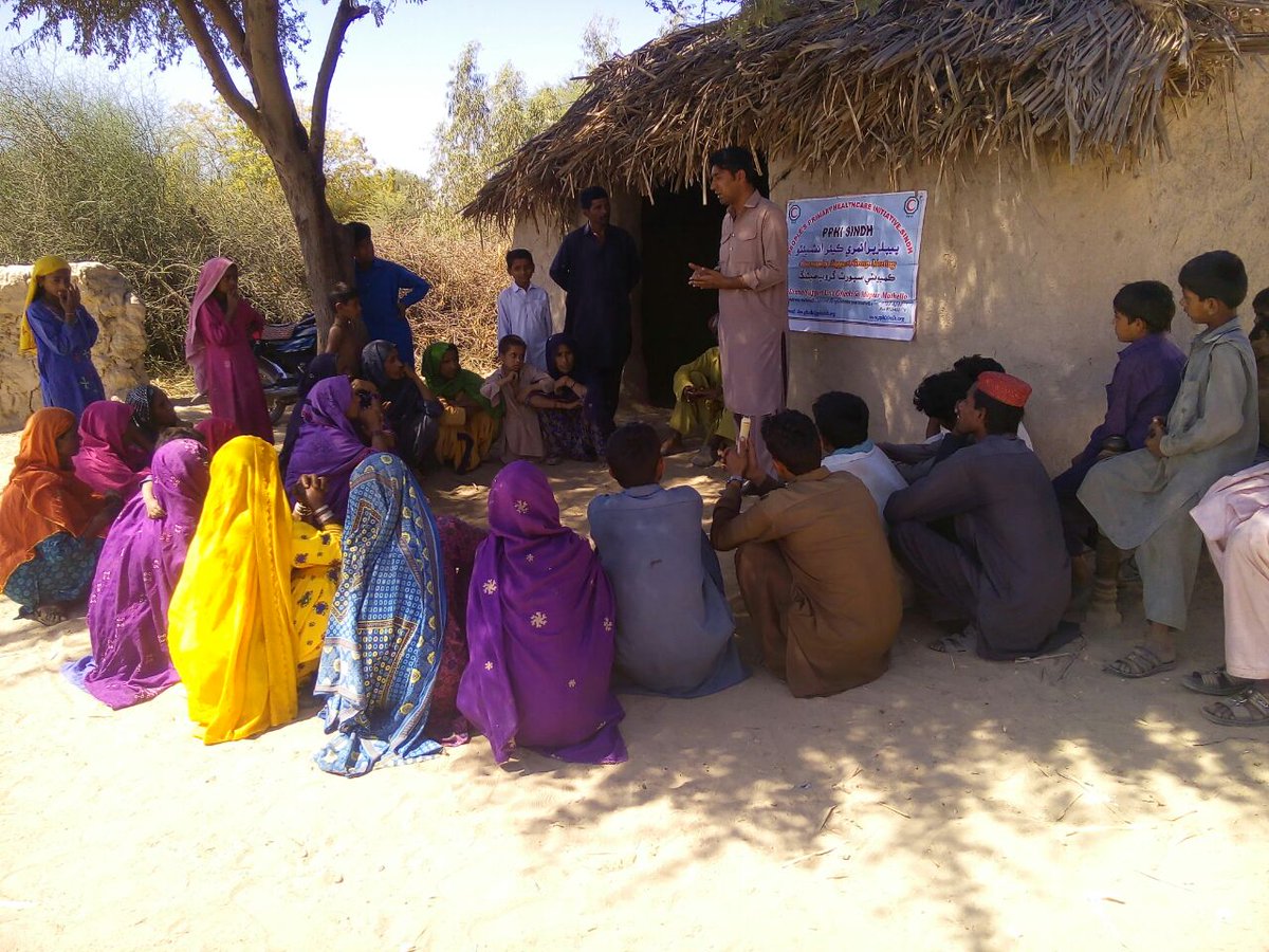 Arifsadullah's tweet photo. Health Awareness Session conducted by the SO-4 Mr Gul Raiz in catchment area of BHU plus Landhyoo Mahar DO Ghotki. @PPHIOFFICIAL @Arifsadullah https://t.co/hwgL9wb49U