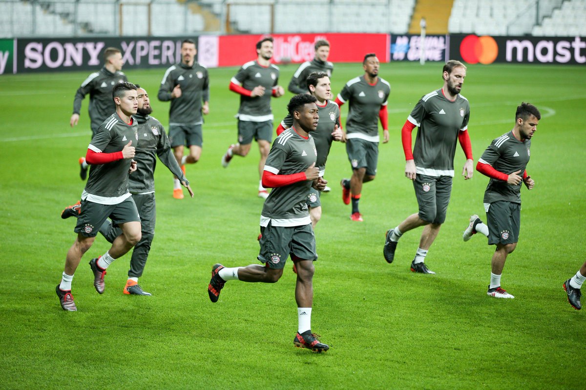 David_Alaba's tweet image. Final preps in Istanbul 👊🏾 @FCBayern #da27