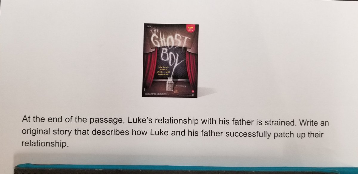FDStahl's tweet photo. Ss discuss their original story ideas based on a #ScholasticScope fiction story The Ghost Boy #PARCCprep https://t.co/5raktKdOOU