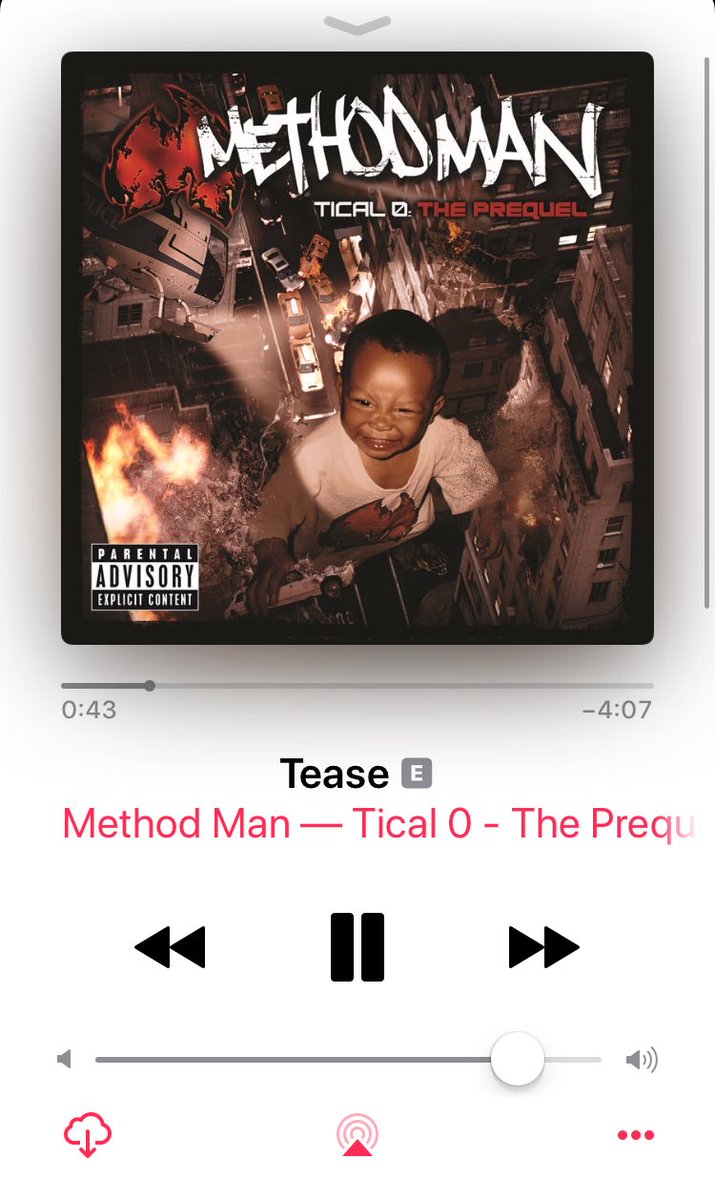 MrChrisJessup's tweet photo. Absolutely love this album from @methodman. Such an underrated album from one of the GOATs. #Tical0 #ThePrequal #Wu-Tang https://t.co/hRPtfX955U