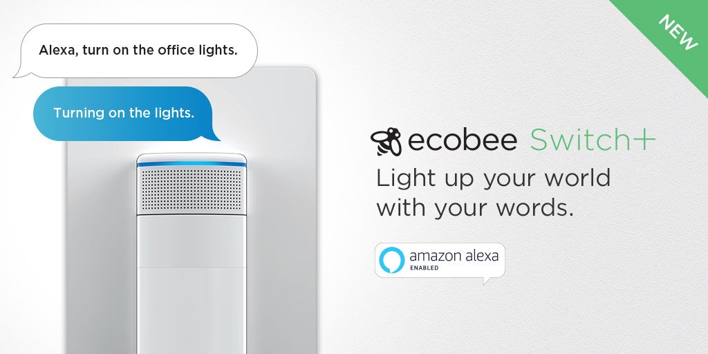 tsairox's tweet photo. RT ecobee: Bring light into your life with the power of voice. ecobee Switch+ is the smarter light switch with built-in Amazon Alexa. Pre-order yours now:
https://t.co/vMMsbUkF7W amazonecho #Switchplus https://t.co/HB0ixdXIUa
