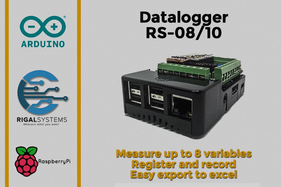 RigalSystems's tweet photo. "Measure what you want" Datalogger RS-08/10
More info: https://t.co/AbZxZzsbhD
#arduino #RaspberryPi #datalogger #datacollection #sensors #measure #data #datarecord #dataexport #temperature #rigalsystems https://t.co/bs2TfitC3D