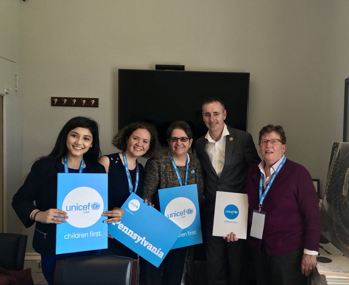 macdowec's tweet photo. We can’t thank @RepBrianFitz for the surprise meeting today to discuss PA @UNICEFUSA support!  You were so gracious and truly made our day! https://t.co/aPvEpXCO2R