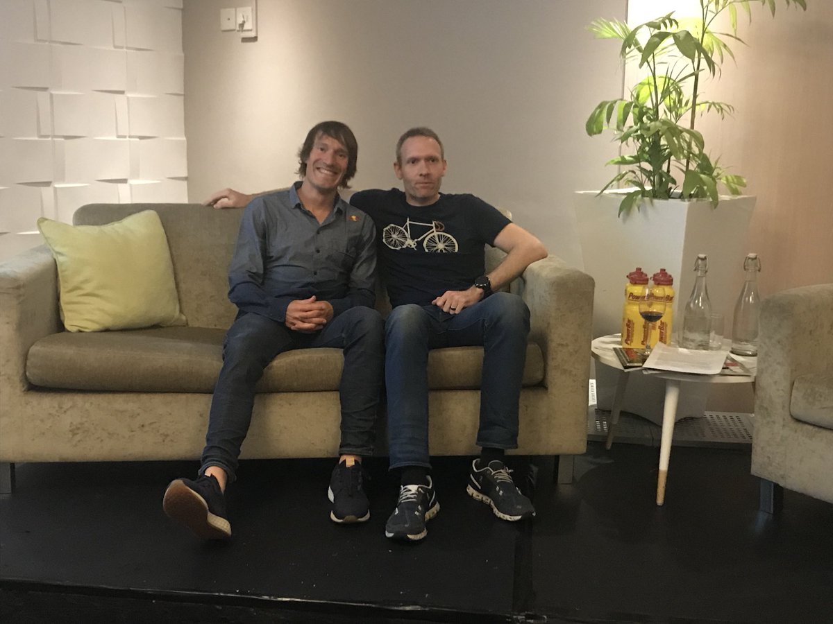 sbr_triathlon's tweet photo. Fun times with @SebastianKienle #rundinnerchat https://t.co/7UCiMn6rqb