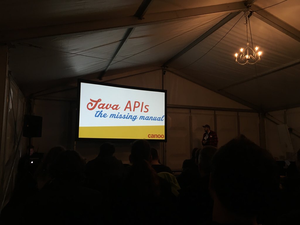 Die letzte „Back to the Roots“ Session des ersten Konferenztages auf <a href="/JavaLandConf/">JavaLandConf</a> von <a href="/hendrikEbbers/">Hendrik Ebbers 👾</a> im Lecture Tent