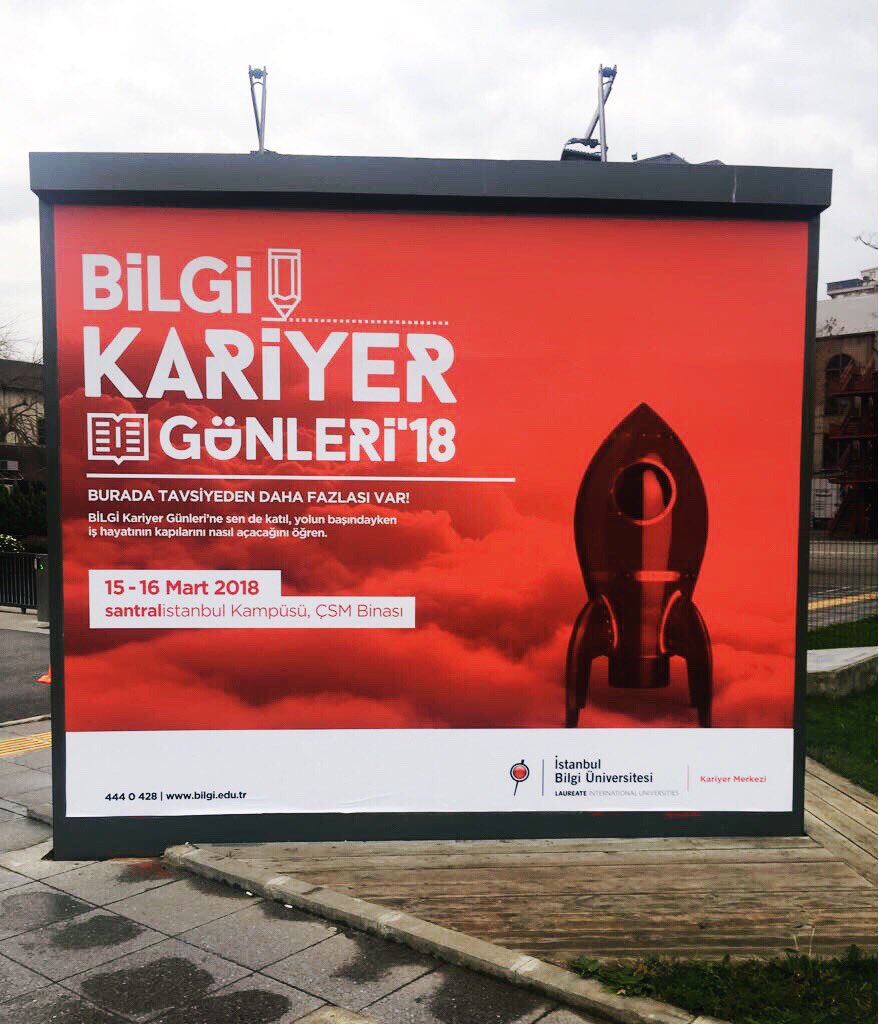 Geri sayım başladı..15-16 Mart’ta BİLGİ Kariyer Günleri’ne seni de bekliyoruz.  #Bilgi #BilgiIEOR