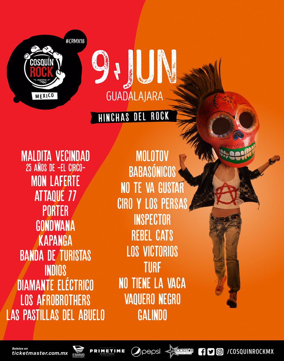 rebel_cats's tweet photo. ¡Nos vemos el 9 de junio en @CosquinRockMx en Guadalajara! 🙌🏼#cosquinrock #cosquinrock2018 #cosquinrockmx #rebelcats #rockabilly #guadalajara https://t.co/V8j34zAWQA