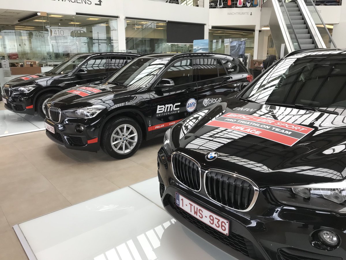 The 7th season in a row @BMCVifitSport drives in style! Incredibly proud and grateful to continue such a fantastic partnership with <a href="/BMW/">BMW</a> <a href="/Stijnlecouter/">Stijn Le Couter</a> ! Thank you! #partnership #BMWX1 #bmcvifitsporttri