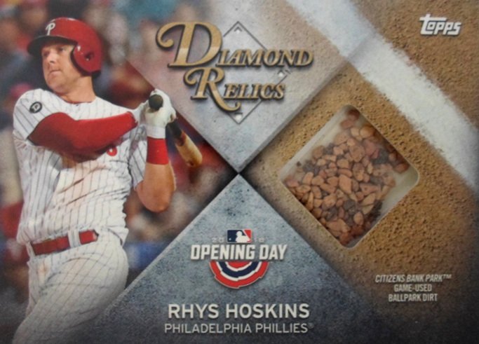 A unique, new relic will be featured in 2018 Topps Opening Day Baseball with Diamond Relics featuring dirt from ballparks around MLB.