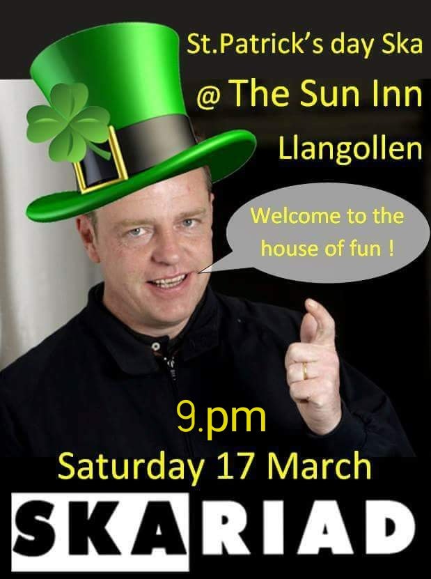 Skariad (@skariad) on Twitter photo We kick off 2018 in #Llangollen @northwalesgigs <a href="/llangollenfring/">Llangollen Fringe Festival</a> <a href="/LlangollenTIC/">Llangollen TIC</a> #Ska
facebook.com/skariadsounds We kick off 2018 in #Llangollen @northwalesgigs <a href="/llangollenfring/">Llangollen Fringe Festival</a> <a href="/LlangollenTIC/">Llangollen TIC</a> #Ska
facebook.com/skariadsounds