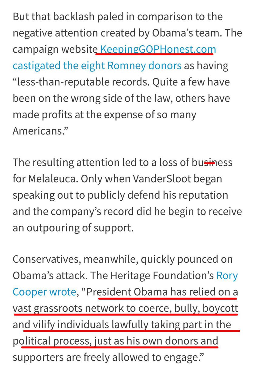 (16)  #KeepingGOPhonest put Romney’s donors on a hit list, then Obama weaponized the IRS to give every one of them numerous audits. If  @MittRomney wanted to be an honest man he would’ve told everyone this two years ago  #FusionGPS  #GlennSimpson  #ObamaGate  http://dailysignal.com/2012/05/30/businessman-faces-backlash-after-appearing-on-obamas-enemies-list/