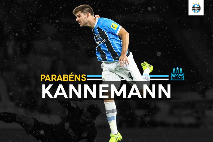 Gremio's tweet photo. Hoje é aniversário do zagueiro Kannemann! Parabéns, Kannemito! 🇪🇪️👏🎂🎉 https://t.co/uq0mxYhzl8