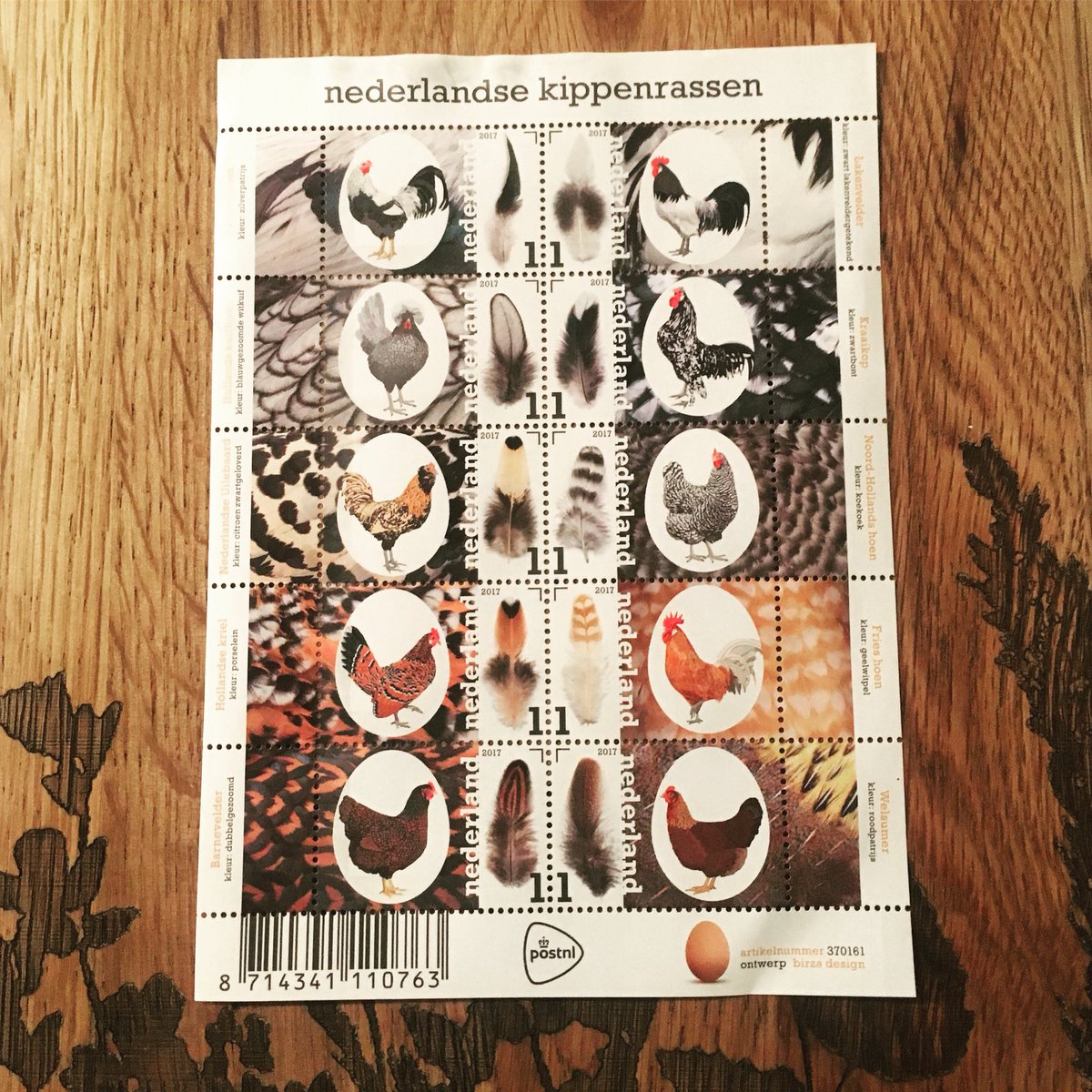 NagsHeadFarm's tweet photo. When the Dutch do stamps better than us! Thanks @RRolinka #stamps #chickens #owlbeard #uilebaarden #love https://t.co/OhlfvKvaGt
