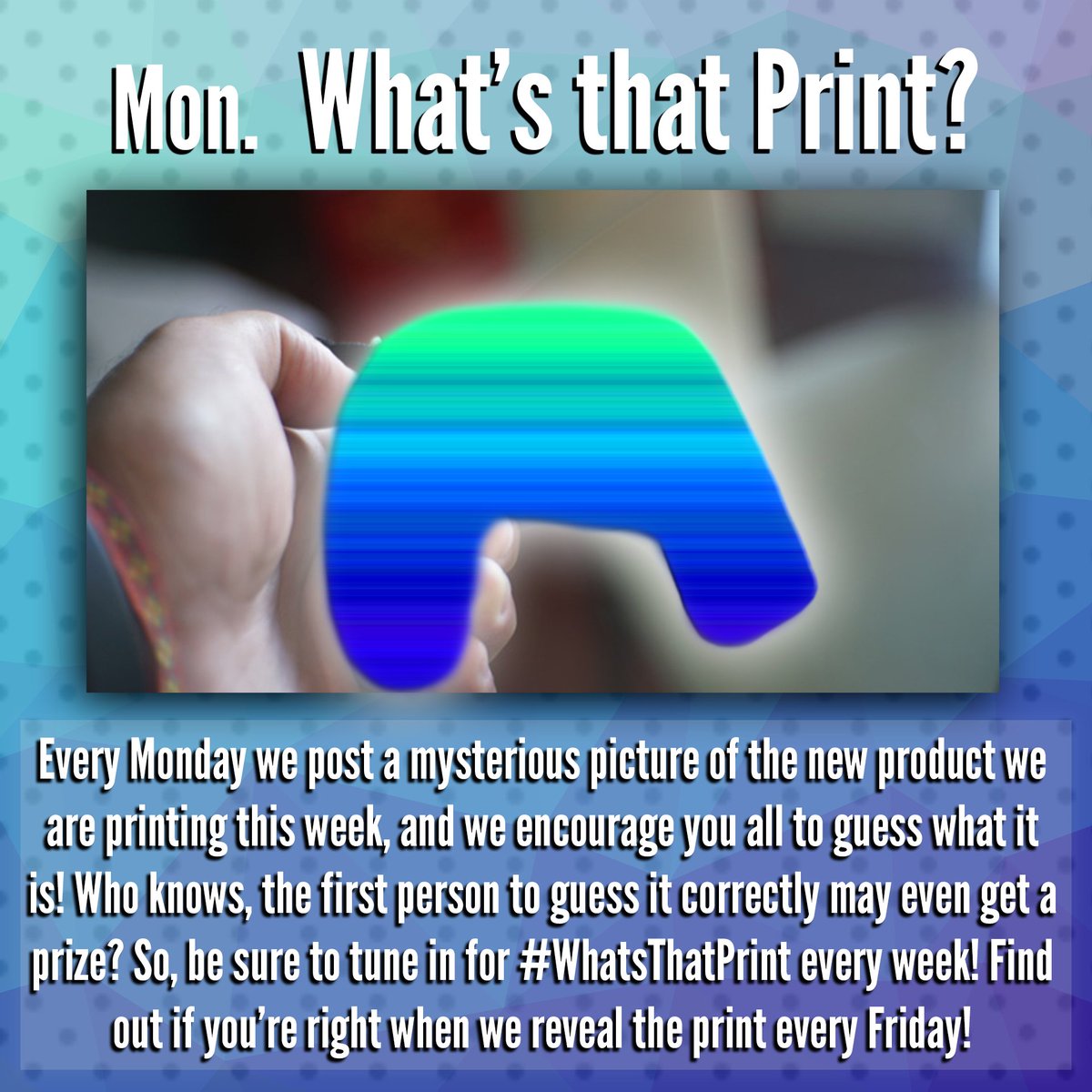 print3dllc's tweet photo. Wondering what each day is going to look like on our new social media calendar? Hear are some examples for what Monday and Tuesday will look like! #3Dprinting #3dprint #3dprinters #cosplay #cosplayer #cosplayoftheweek #Cosplayeroftheweek #Bestcosplay #SafetyHarborFL #Print3DLLC https://t.co/g9sWonuvIC