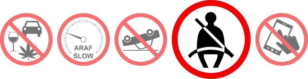 DyfedPowys's tweet photo. Drivers caught without a seatbelt face fines of £100. If prosecuted, the maximum fine is £500. THINK! Always wear a seatbelt ❕ https://t.co/0k7pfSJ635