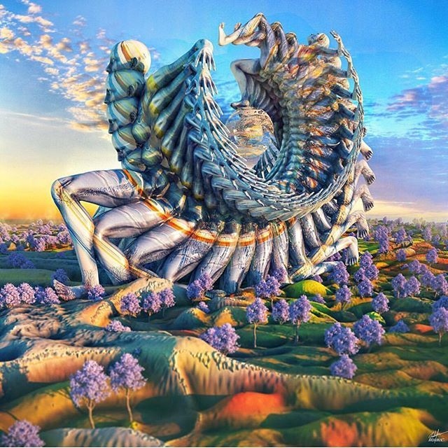 InfiniteBit's tweet photo. π βImmersionβ by @archannair π¨ #archannair #psychedelicart #visionaryart #infinitebit π https://t.co/YJiL31gxK0 https://t.co/H8TLHQoqkP