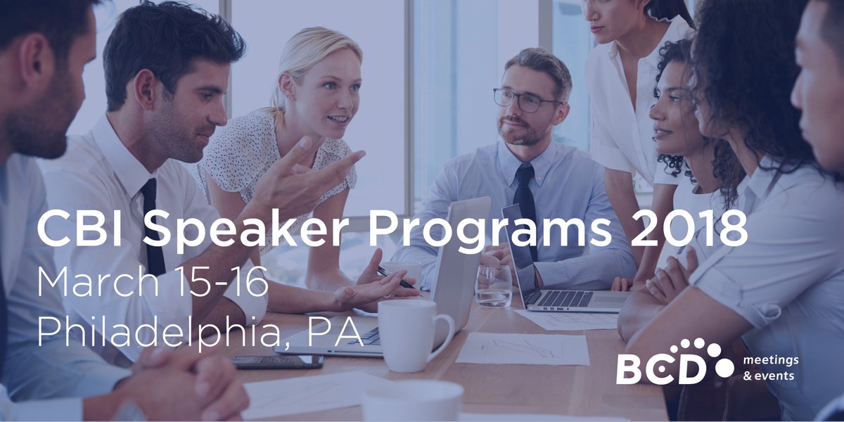 bcdme's tweet photo. Don't miss us at CBI's #speakerprograms conference on Thursday and Friday! Make sure to stop by our booth to say hello and don't miss our session on "Cutting through the Noise" at 9:30 am on Friday https://t.co/uGsVhjr8Ng