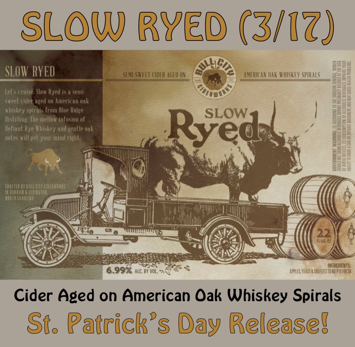 SATURDAY - Get down with the Bull for St. Patrick’s Day!! <a href="/Sympathy4Deli/">Sympathy4Deli</a>  joining us in Durham &amp; we’ll also be putting on a Scavanger Hunt 🧐☘️