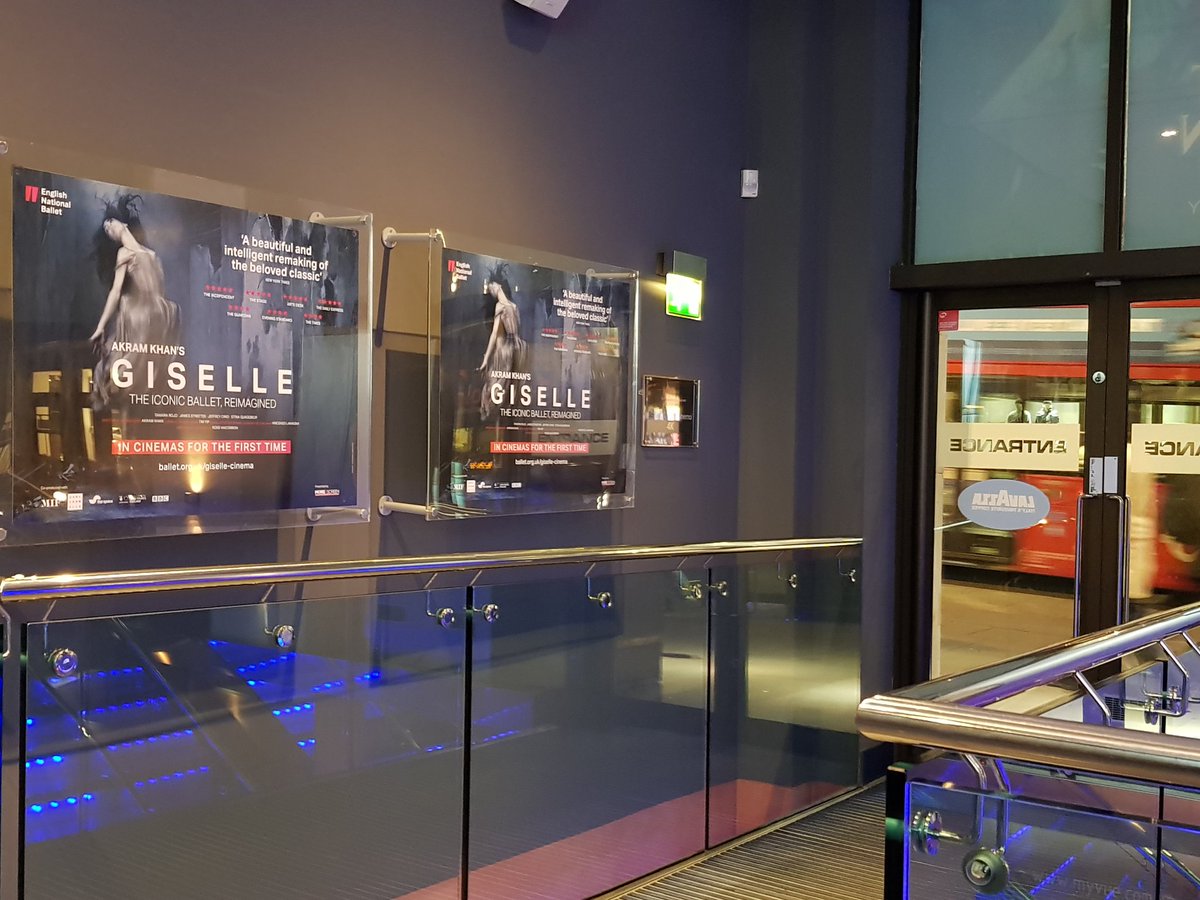 TRArtsSocial's tweet photo. Very excited to be at the company screening of @ENBallet Akram Khan's Giselle. Great to see dancers, team, creatives, family and friends here, including Giselle herself, the stunning @TamaraRojo1!
In cinemas from 25 April!
#ENBGiselle #ENB #EventCinema #Giselle #more2screen https://t.co/PyiUS4e1Pt