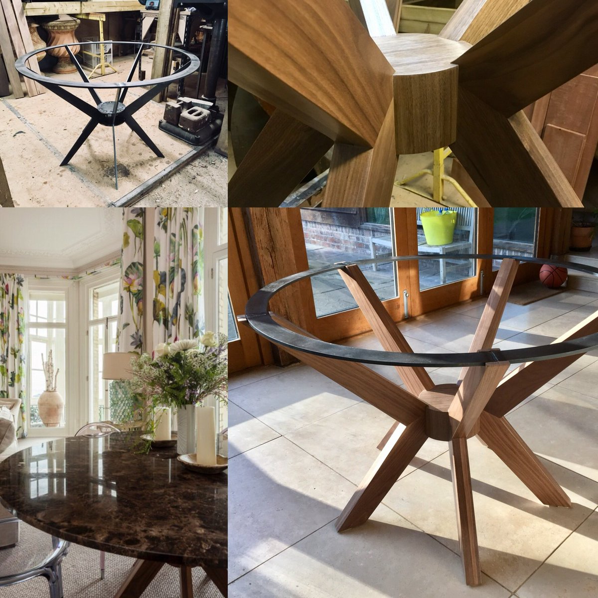 Walnut clad, steel frame and granite top. By Sam @ Ogilvie Design studio.