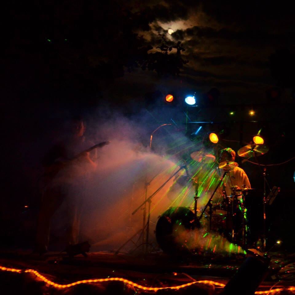 Hidden Agenda ... Live at the Annual Wild Bash ... love the moon and sky combined with the lights...