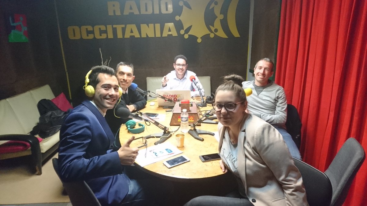 botero31's tweet photo. C'est parti pour @radiovelo31 sur @RadioOccitania avec l'ami @nicolasreverte en #studio ! #onair https://t.co/2n03pXQuAL