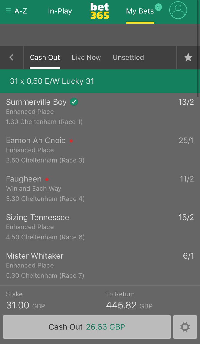 CF_445's tweet photo. @phigran Nothing as I had them in a lucky 31 which ended up paying out £70, also had a footpad &amp; Buveur D’air double was a very good day 1 for me 😁 https://t.co/hutPyuNRz1