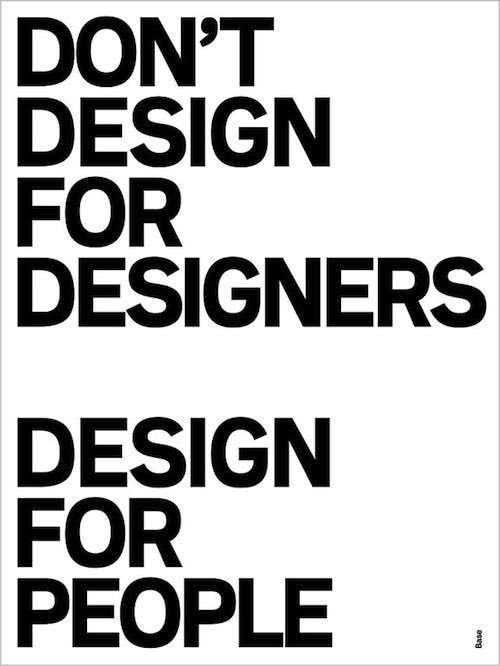 Charlzdg's tweet photo. Don’t design for designers... design for people. @Verve_DigitalSA #DigitalTransformation #DesignThinking https://t.co/Smvd7rqiYg