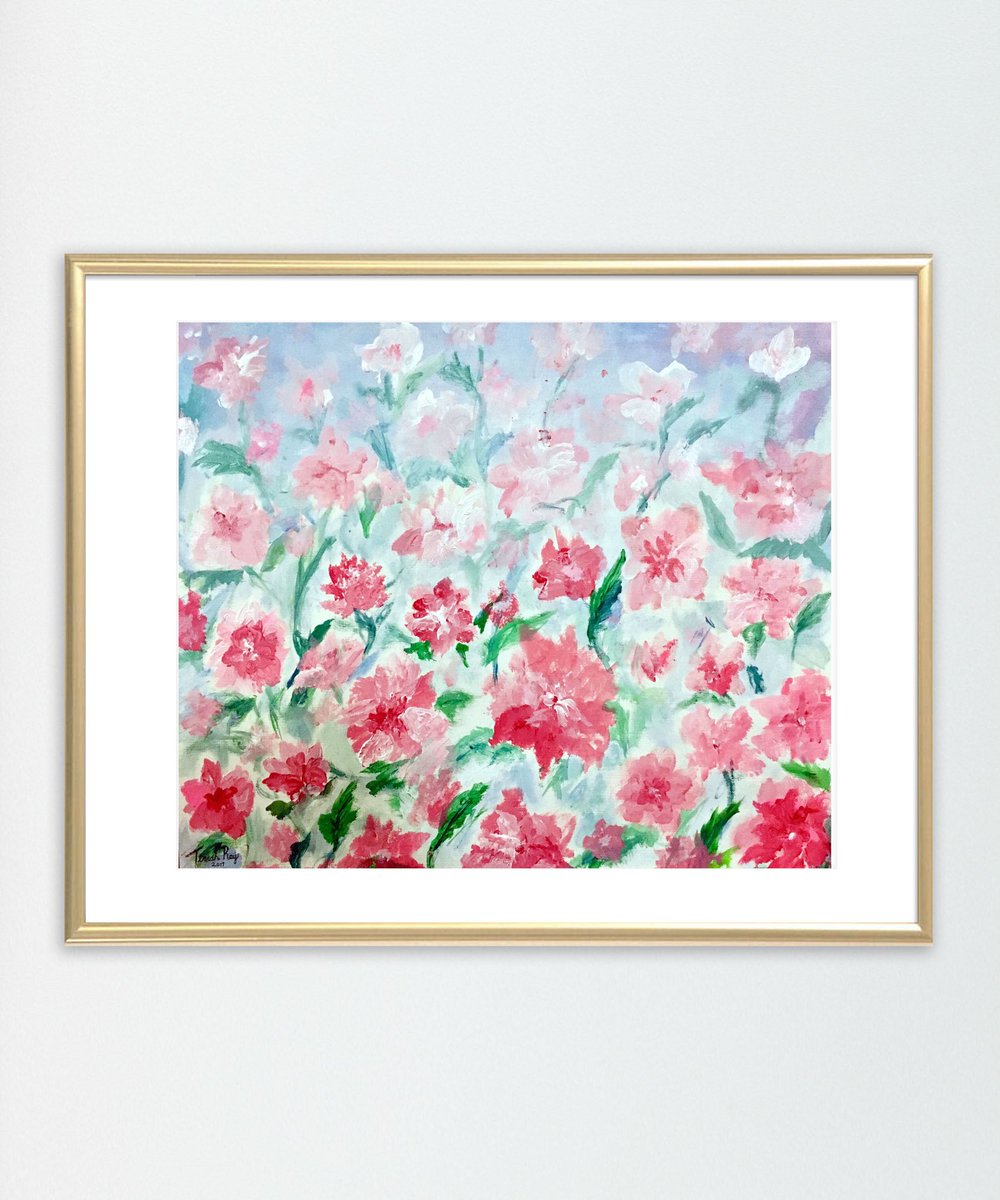 Decorate your home for spring with this floral art print.Available as a digital download!  #etsy #art #floralartprint etsy.me/2FUFlu6
