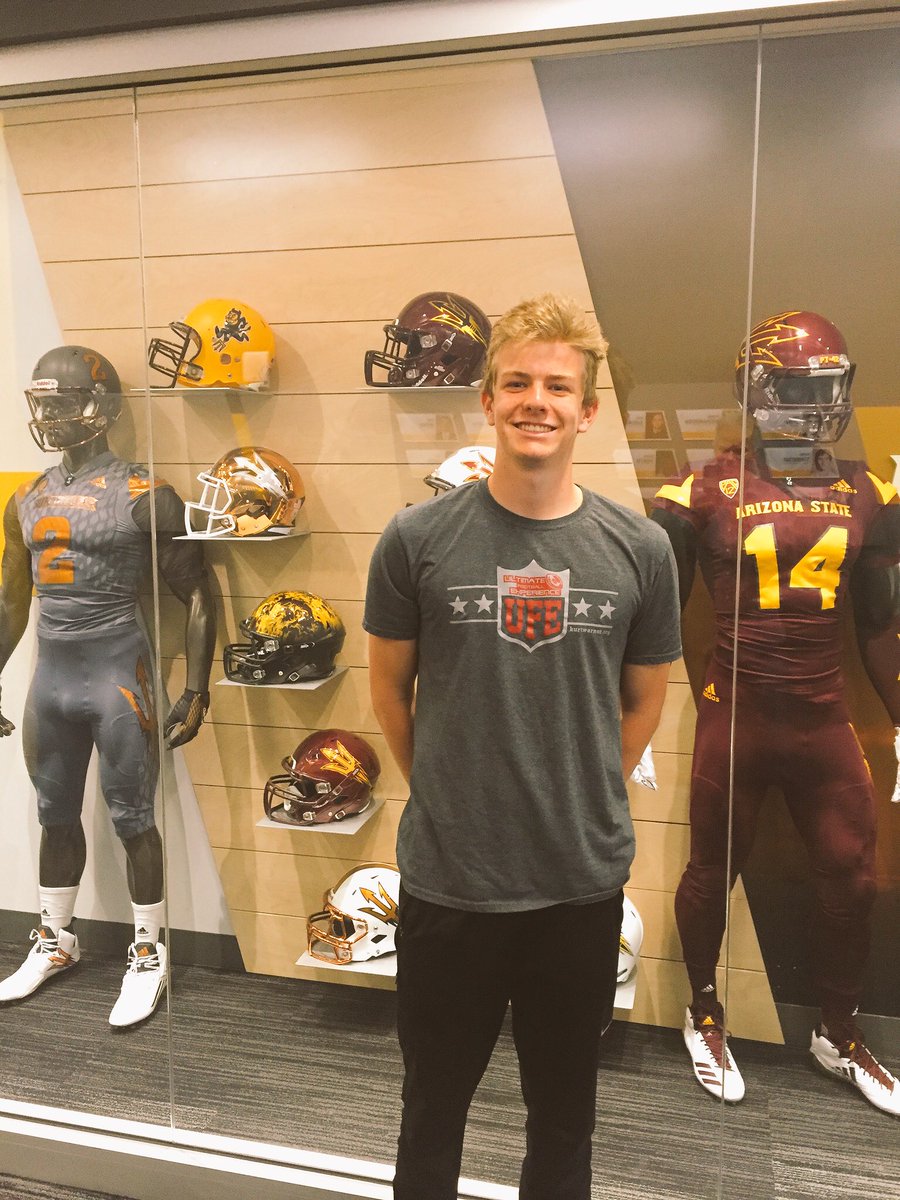 Had a great time at ASU today! Thank you for letting me sit in with the QB’s and for the practice. #ForksUp @CoachLikensASU <a href="/donnieyantis/">Donnie Yantis</a>