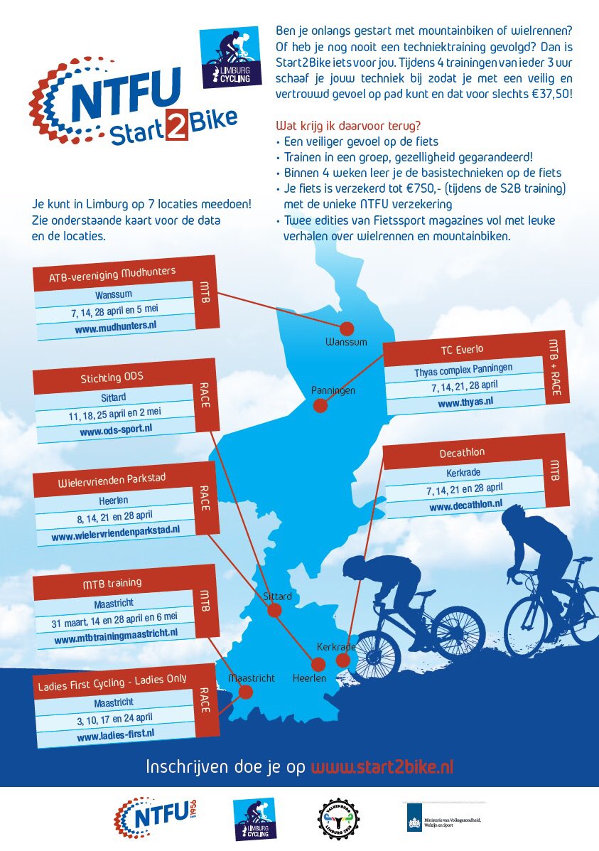 Start2BikeLB's tweet photo. Op 7 locaties in Limburg kun je nu starten met 🚴🚴🚴🚴🚴🚴🚴 https://t.co/r9m0eO2RKo