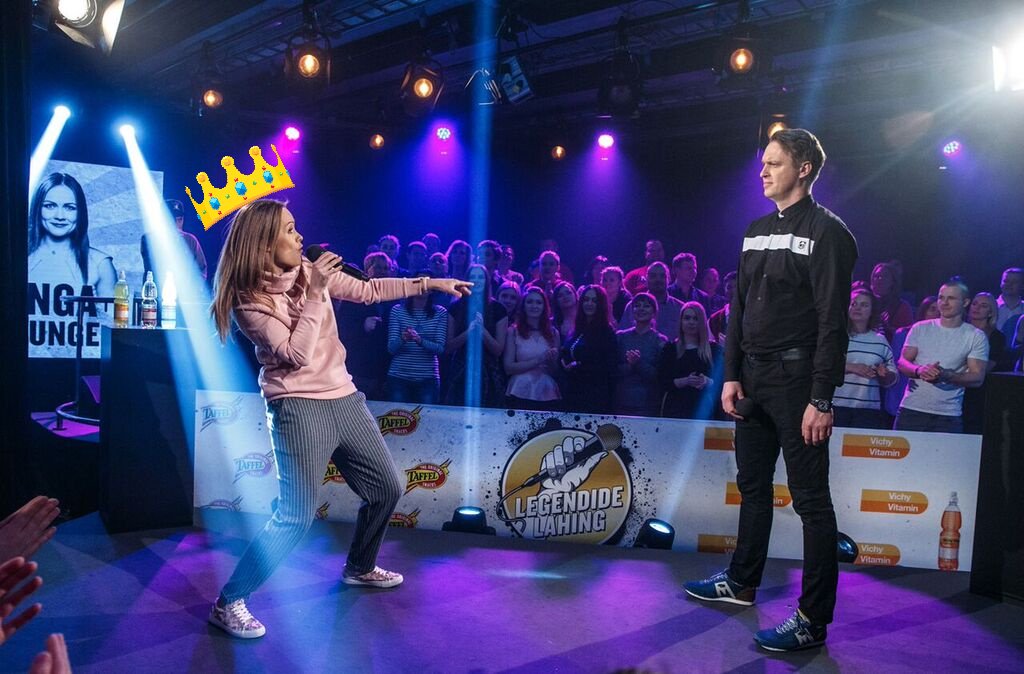 Inga_Lunge's tweet photo. I wonder - would rap battle gain the same amount of viewers in TV, if it were more about praising not insulting 🤔☺ 💕 #legendidelahing #tvshow #rap https://t.co/v0QyCp7yWq