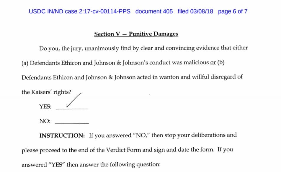 nswpmsg's tweet image. From Mesh Medical News Desk overnight. #Wanton #WilfulDisregard. If a jury of men &amp;amp; women can see how J&amp;amp;J Ethicon has behaved with #Mesh why can't our TGA &amp;amp; Health Minister @GregHuntMP What upsets us is that they will appeal &amp;amp; string it out that long in the hope she caves 1st