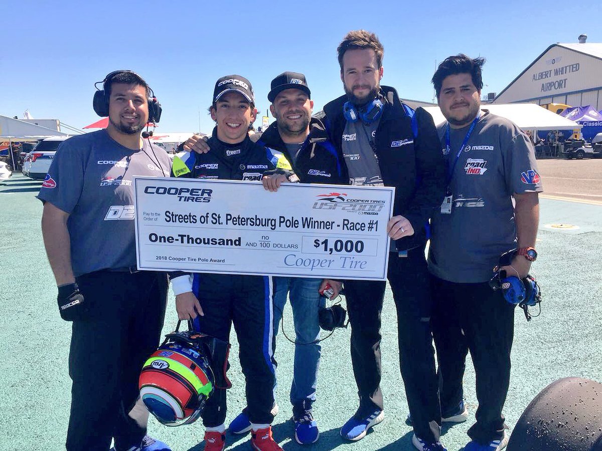 JoseSierra44's tweet photo. This is just the beginning!
Thanks everyone that make this possible! ✅POLE. ✅Podium.
Thanks @deforceracing best car in the grid! .
••.
#MRTI #TeamCooperTires #Prixview #Update #GPStPete https://t.co/eb9nDaErEE