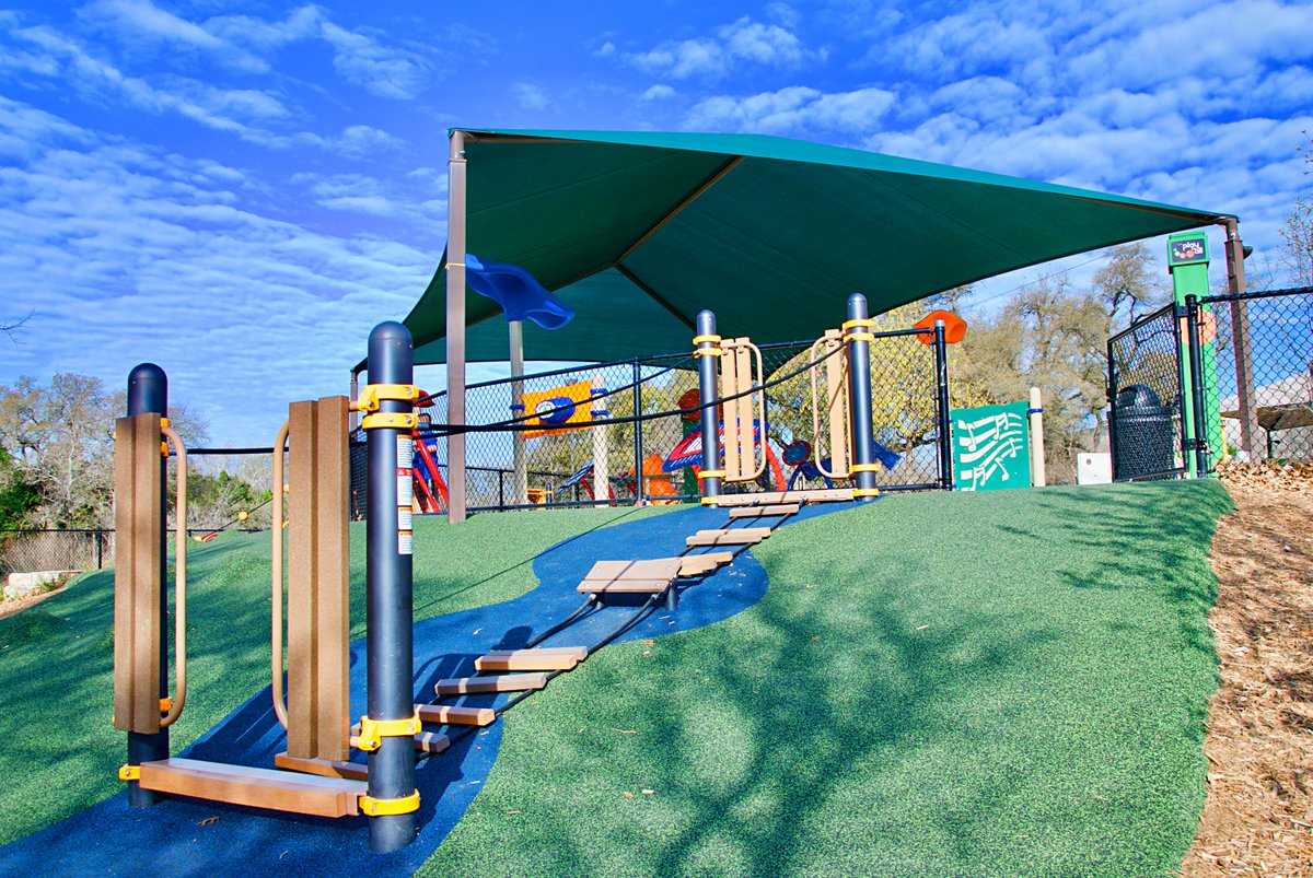roundrock's tweet photo. Had a chance to check out #RoundRock's newly expanded Play for All Park yet? It has more than doubled in size! We're still putting a few finishing touches on, but it's fully open for Spring Break!!! https://t.co/GEN9SpdZIC