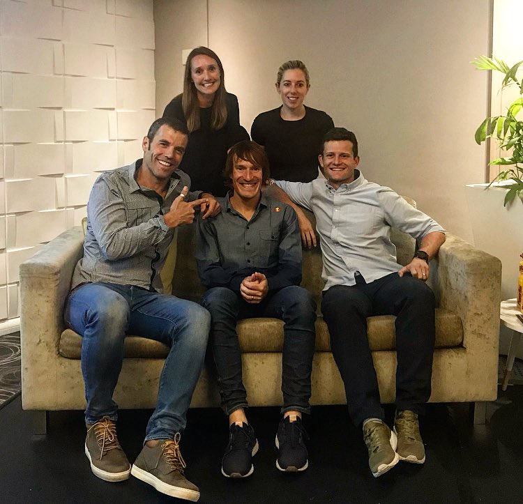 What a great day meeting <a href="/SebastianKienle/">Sebastian Kienle</a> - Humble Ironman legend who is taking on <a href="/CapeEpic/">capeepic</a> next week with <a href="/bhoffmanracing/">Ben Hoffman</a> ! Thanks <a href="/sbr_triathlon/">Triathlon SBR</a> for a great event #triathlon