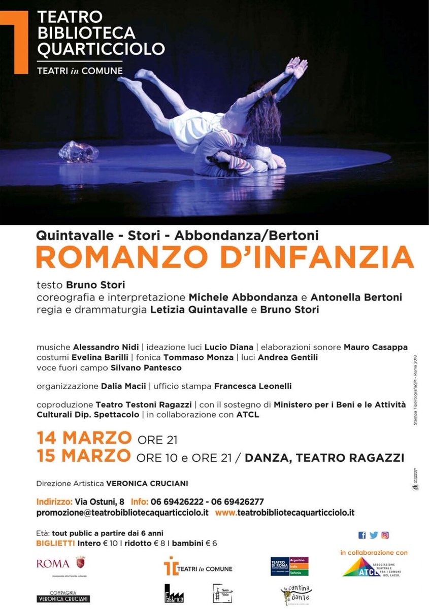 #abbondanzabertoni al #tbq con #romanzodinfanzia per omaggiare l’età della dolcezza e della cattiveria! #14marzo e #15marzo ore 21!